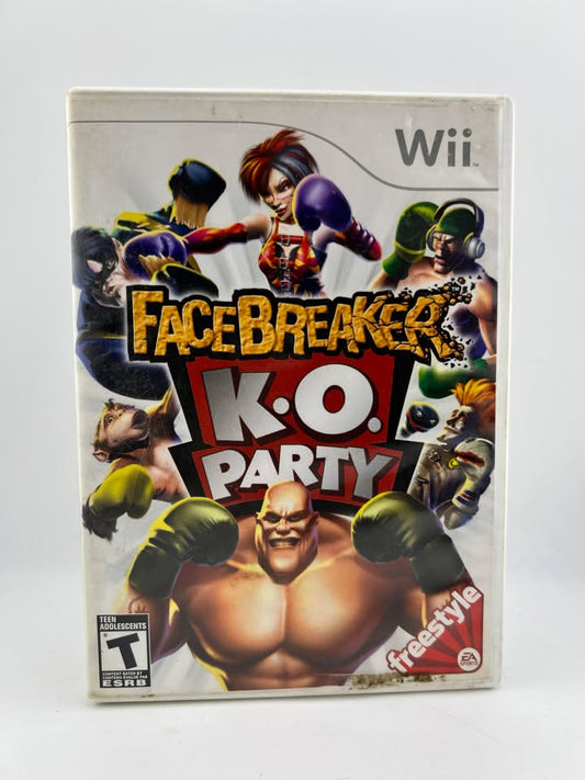 FaceBreaker K.O. Party Nintendo Wii