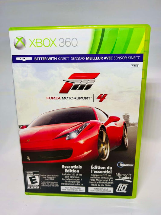 FORZA MOTORSPORT 4 ESSENTIALS EDITION XBOX 360 X360 - jeux video game-x