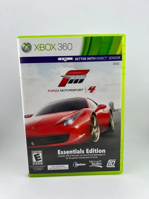 Forza Motorsport 4 Essentials Edition Not For Resale Xbox 360 X360