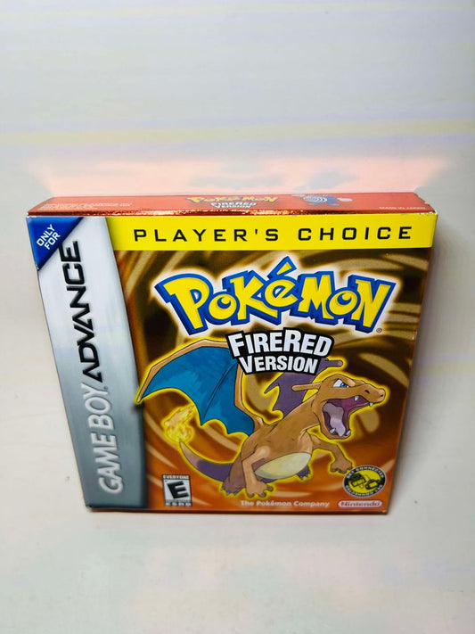 POKEMON FIRERED Player's Choice EN BOITE GAME BOY ADVANCE GBA - jeux video game-x