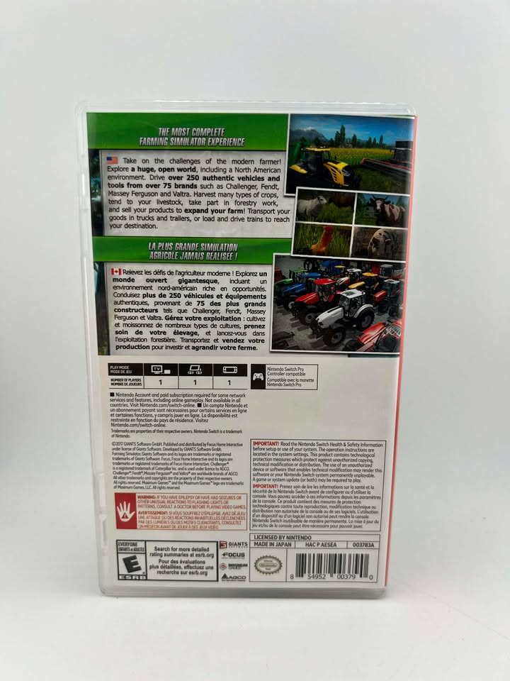 Farming Simulator Nintendo Switch