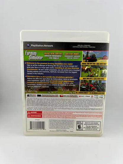 Farming Simulator Playstation 3 PS3