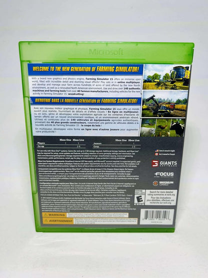 FARMING SIMULATOR 15 XBOX ONE XONE - jeux video game-x