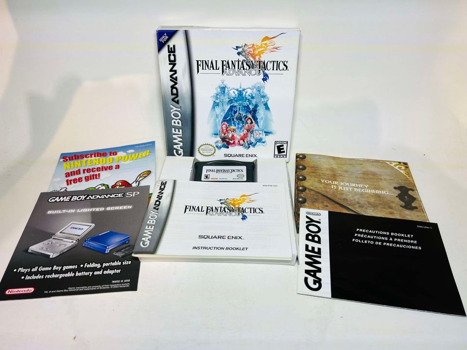 FINAL FANTASY TACTICS ADVANCE EN BOITE GAME BOY ADVANCE GBA - jeux video game-x