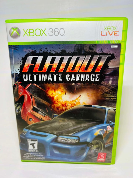 FLATOUT: ULTIMATE CARNAGE XBOX 360 X360 - jeux video game-x