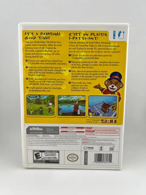 Build-A-Bear Workshop: Friendship Valley Nintendo Wii