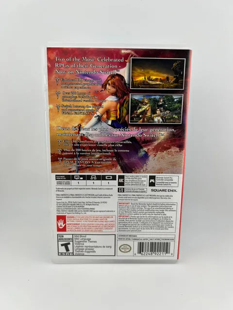 Final Fantasy X X-2 HD Remaster Nintendo Switch