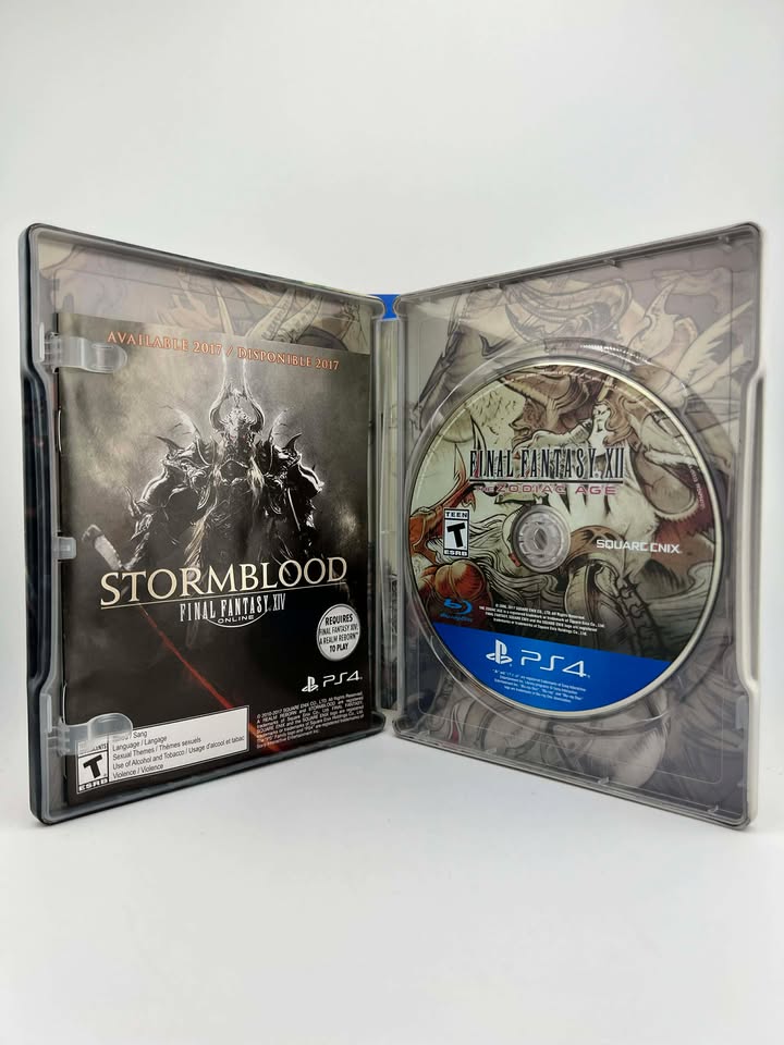 Final Fantasy XII 12 The Zodiac Age Limited Steelbook Edition Playstation 4 PS4