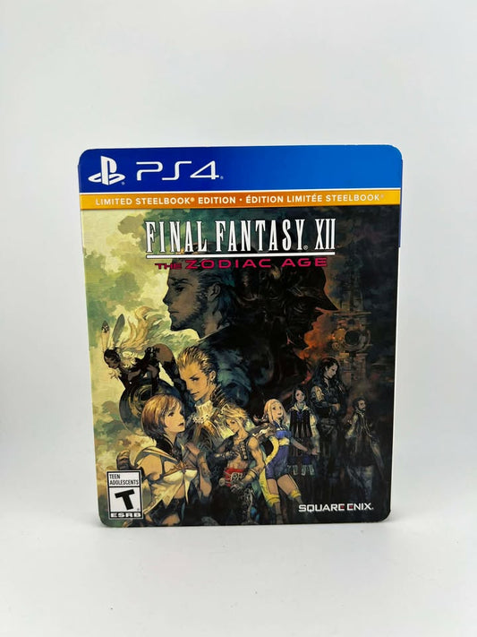 Final Fantasy XII 12 The Zodiac Age Limited Steelbook Edition Playstation 4 PS4