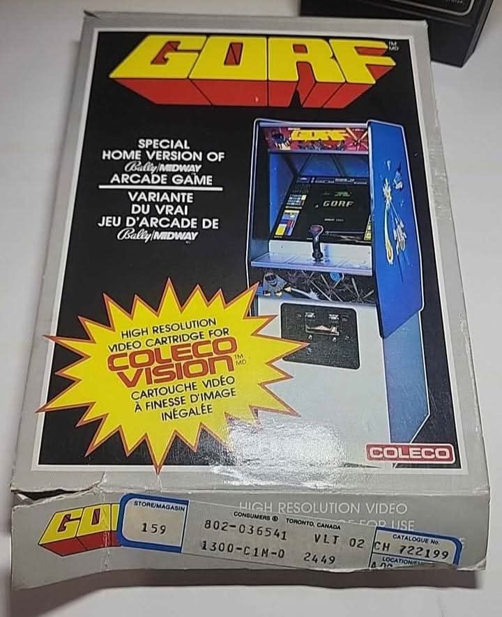 Gorf En boite Colecovision CV midway