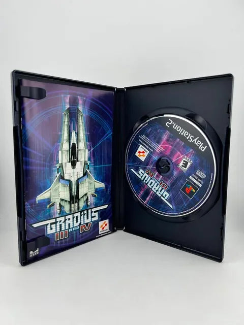 Gradius III 3 and IV 4 Playstation 2 PS2