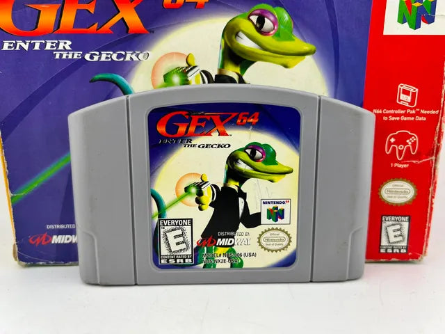 Gex 64: Enter the Gecko Nintendo 64 N64