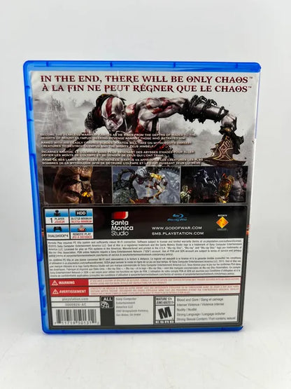 God of War III: Remastered Playstation 4 PS4
