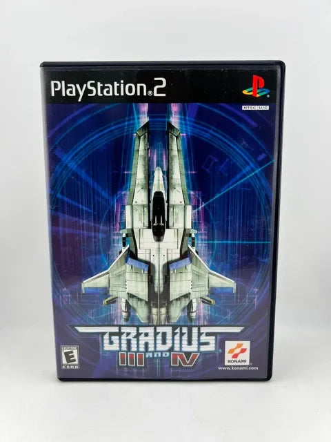 Gradius III 3 and IV 4 Playstation 2 PS2