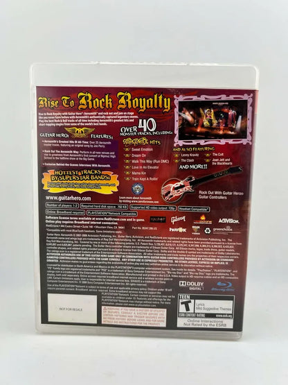 Guitar Hero Aerosmith Playstation 3 PS3