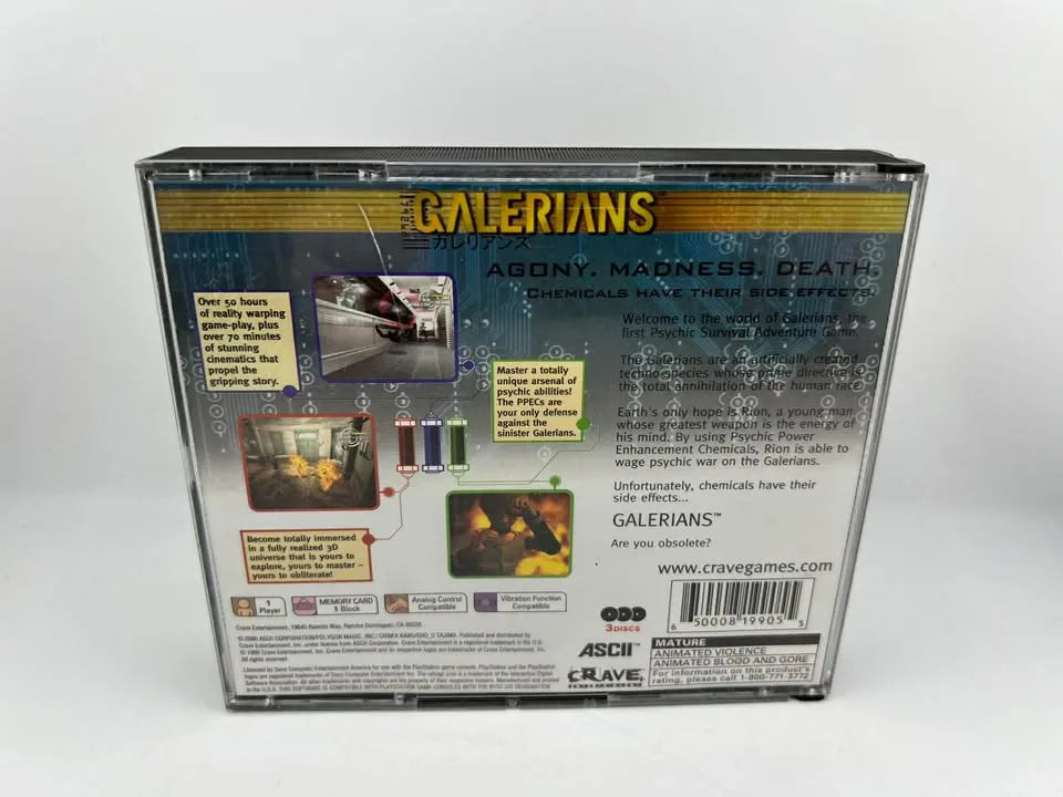 Galerians Playstation Ps1