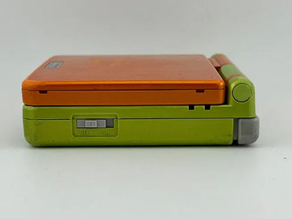 Console Lime and Orange Game Boy Advance GBA SP AGS-001
