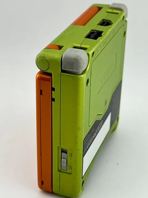 Console Lime and Orange Game Boy Advance GBA SP AGS-001