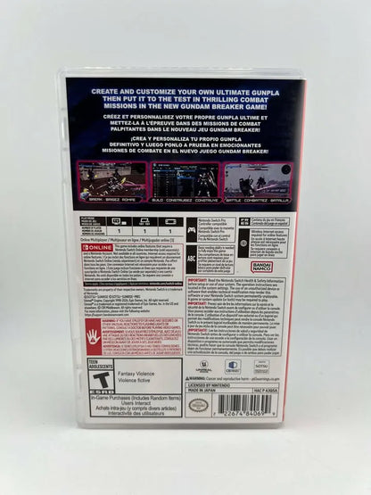 Gundam Breaker 4 Nintendo Switch