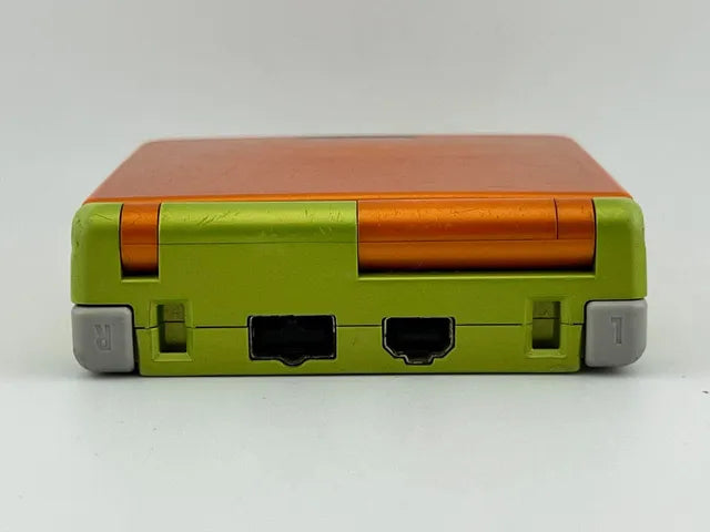 Console Lime and Orange Game Boy Advance GBA SP AGS-001