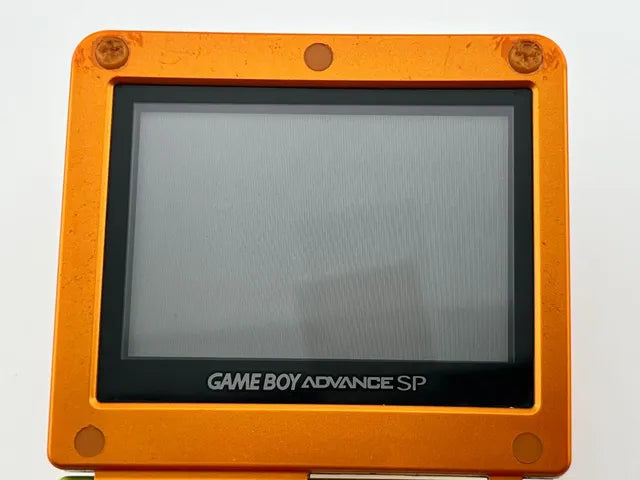 Console Lime and Orange Game Boy Advance GBA SP AGS-001