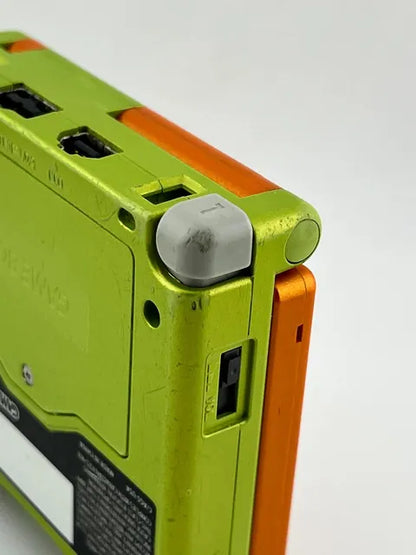 Console Lime and Orange Game Boy Advance GBA SP AGS-001