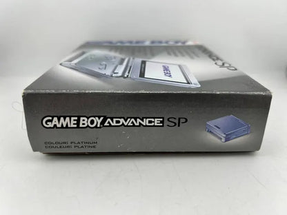Console Nintendo Gameboy Advance Gba Sp Argent Model Ags-001 En Boite