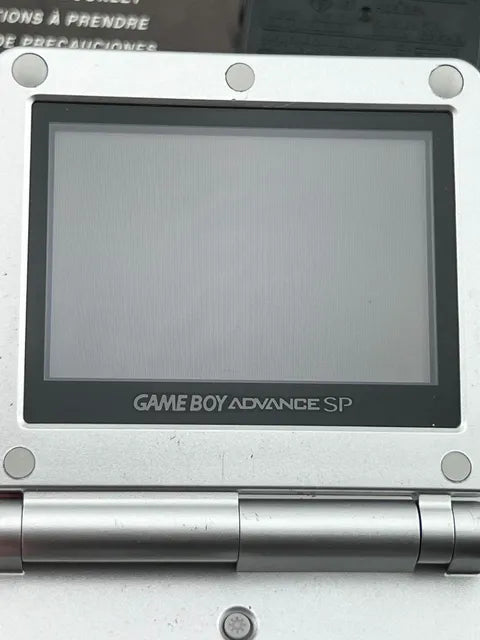 Console Nintendo Gameboy Advance Gba Sp Argent Model Ags-001 En Boite