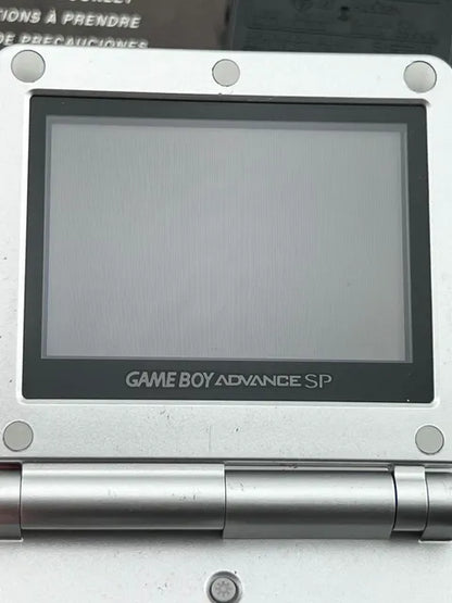 Console Nintendo Gameboy Advance Gba Sp Argent Model Ags-001 En Boite