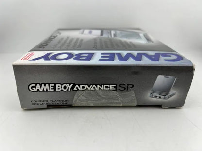 Console Nintendo Gameboy Advance Gba Sp Argent Model Ags-001 En Boite