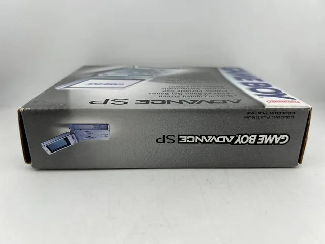 Console Nintendo Gameboy Advance Gba Sp Argent Model Ags-001 En Boite