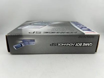 Console Nintendo Gameboy Advance Gba Sp Argent Model Ags-001 En Boite