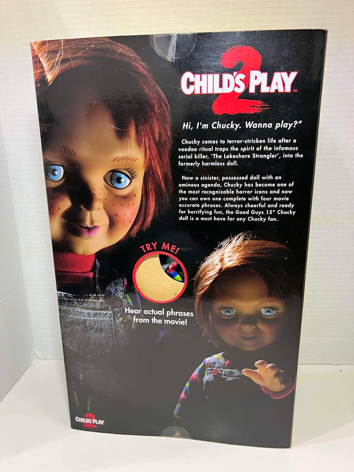 Figurine Child's Play 2 Chucky Good Guy Talking Doll In Box