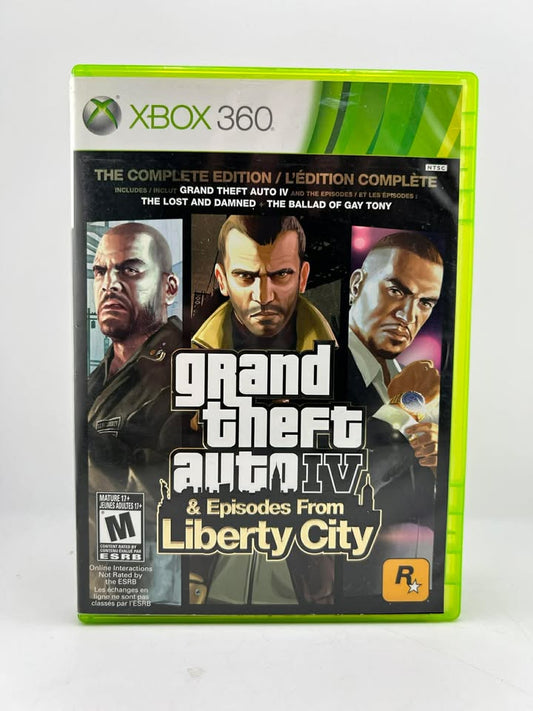 Grand Theft Auto IV 4 Complete Edition Xbox 360 X360