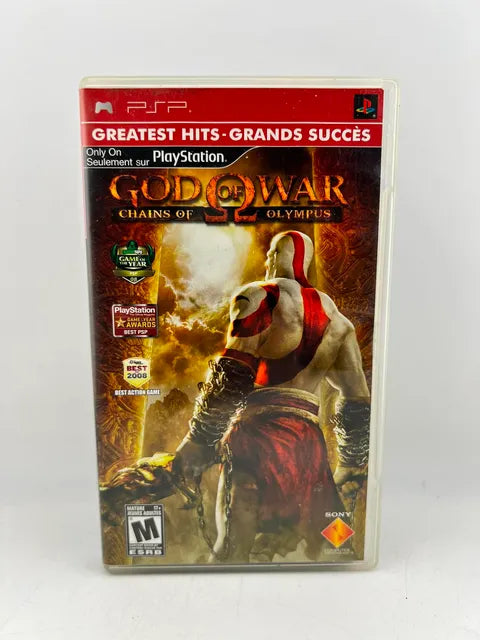 God of War Chains of Olympus Greatest Hits Playstation Portable PSP