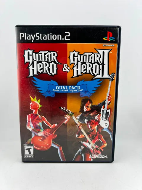 Guitar Hero & Guitar Hero 2 Dual Pack Playstation 2 PS2