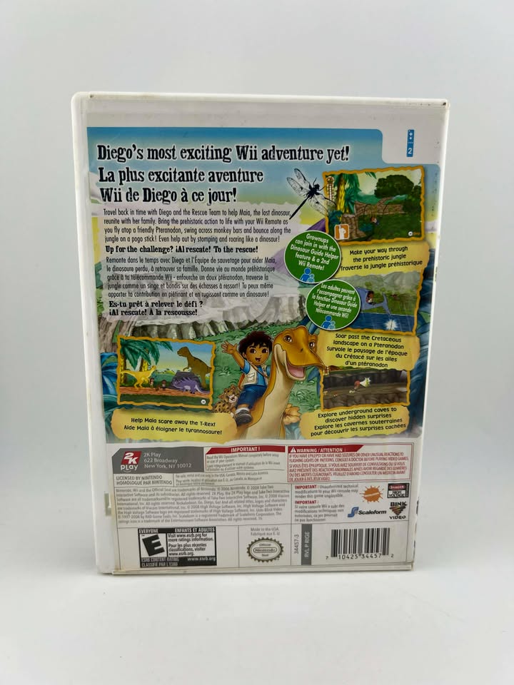 GO DIEGO GO: GRAN RESCATE DE DINOSAURIOS NINTENDO WII