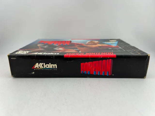 Foreman For Real Super Nintendo Snes