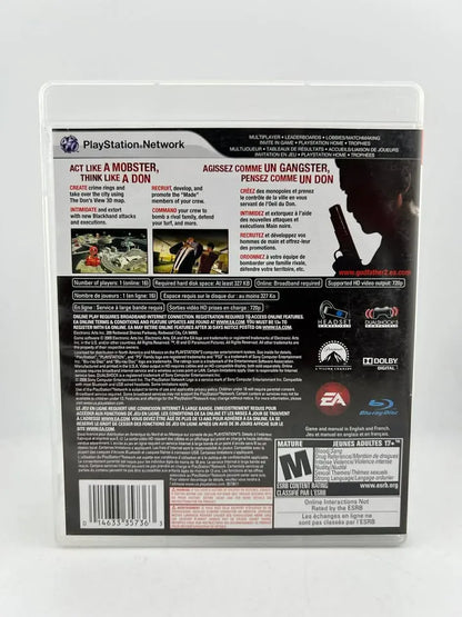 The Godfather II 2 Playstation 3 PS3