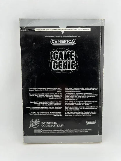 Game Genie Codebook vol. 1 Sega Genesis SG