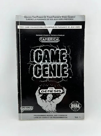 Game Genie Codebook vol. 1 Sega Genesis SG