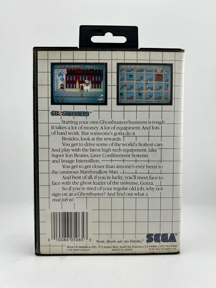 Ghostbusters SEGA MASTER SYSTEM SMS