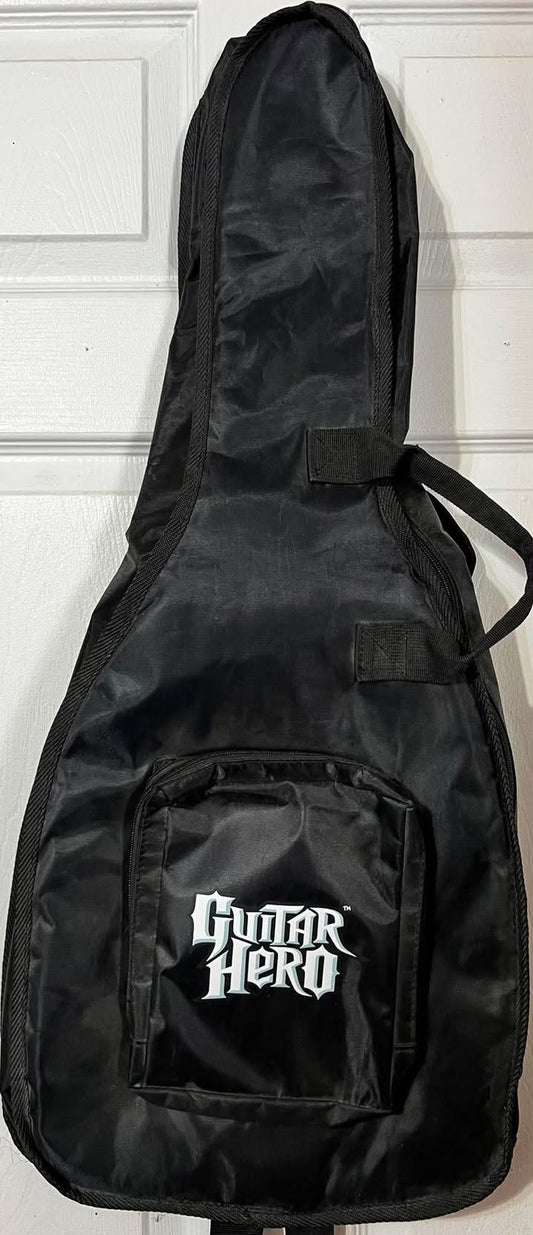 Black Nylon Guitar Hero Controller Carrying Case Travel Bag Red Octane