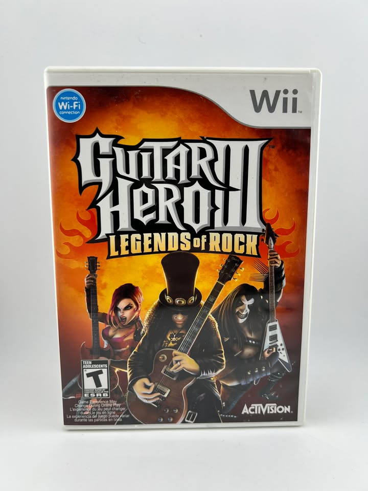 Guitar Hero III 3 Legends of Rock Nintendo Wii