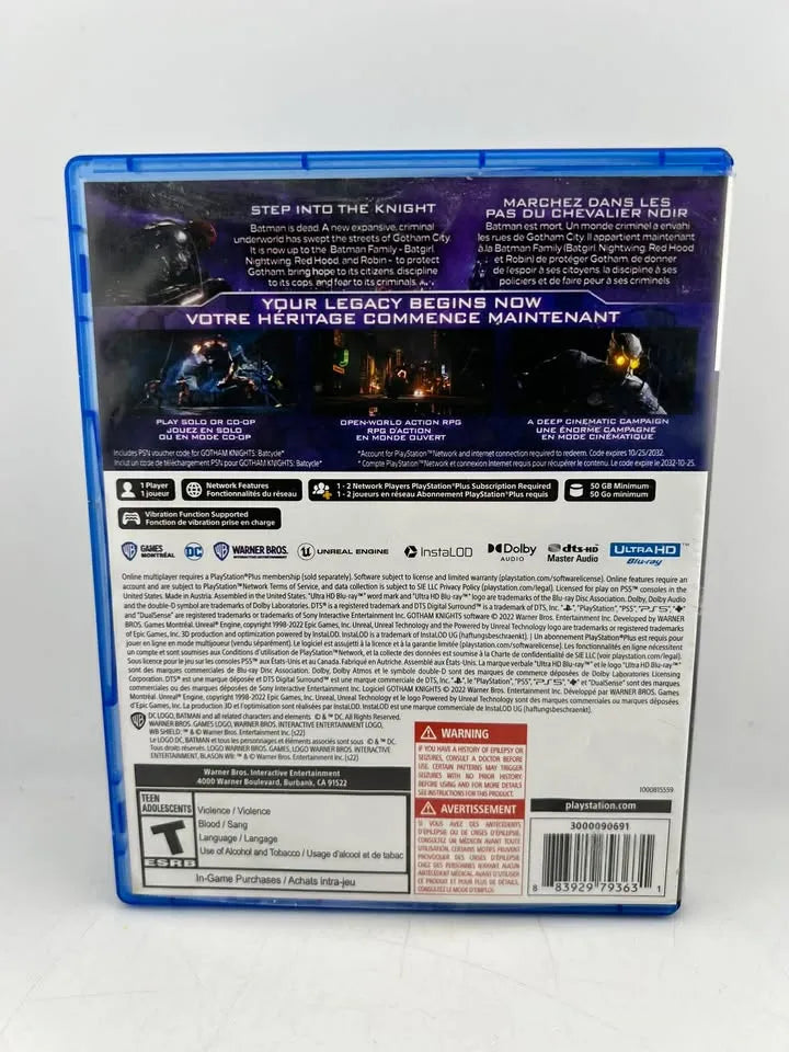 Gotham Knights Playstation 5 PS5