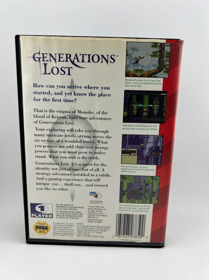Generations Lost Sega Genesis SG