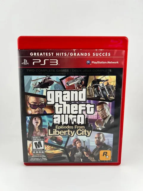 Grand Theft Auto Episodes from Liberty City Greatest Hits Playstation 3 PS3