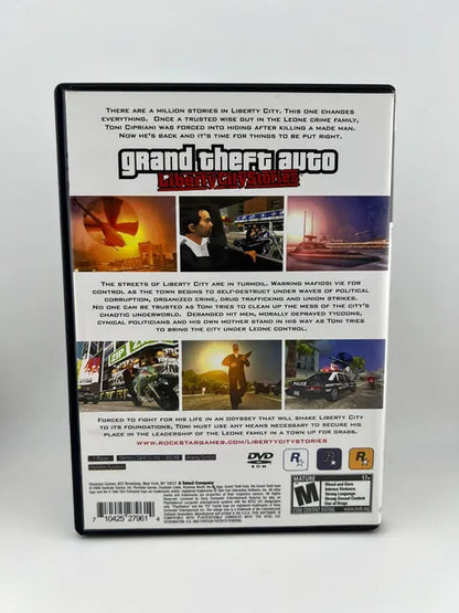Grand Theft Auto Liberty City Stories Playstation 2 PS2