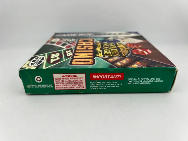 Golden Nugget Casino Game Boy Advance GBA