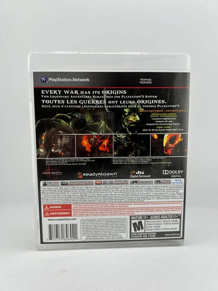 God of War Origins Collection Playstation 3 PS3